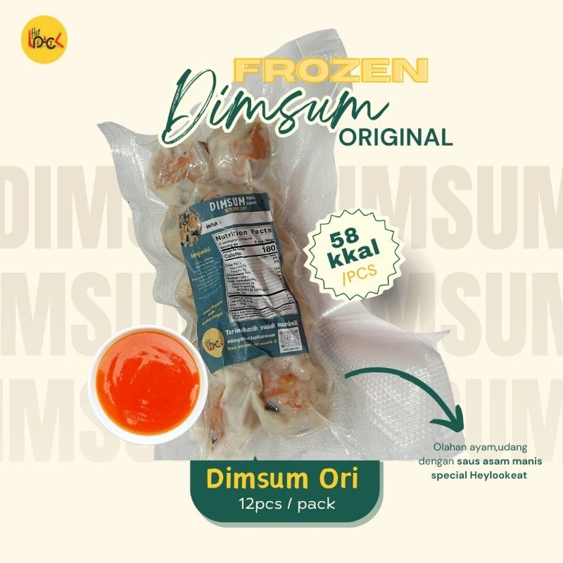 

Dimsum Rendah Kalori 58 kcal/pcs - Frozen food