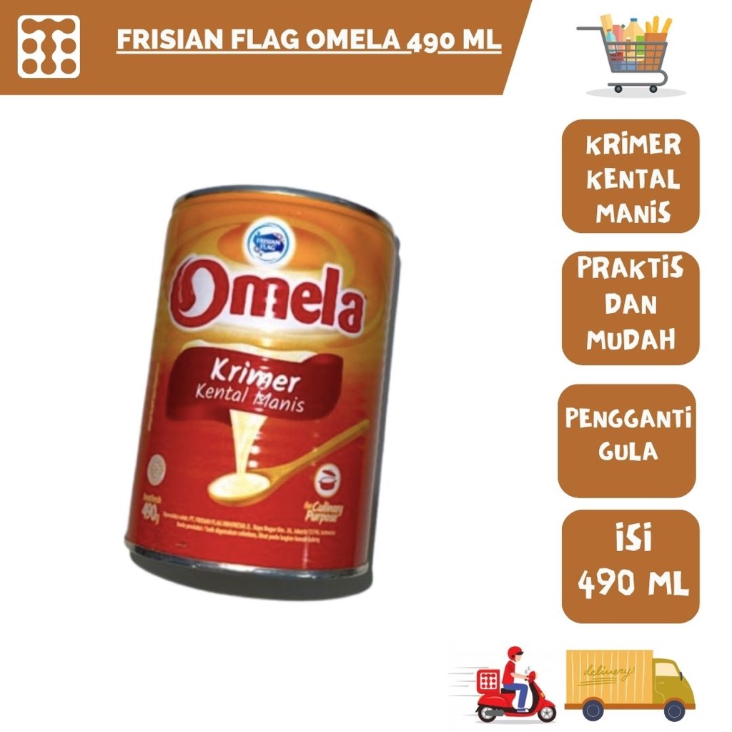 

FRISIAN FLAG OMELA KENTAL MANIS KRIMER 490 ML