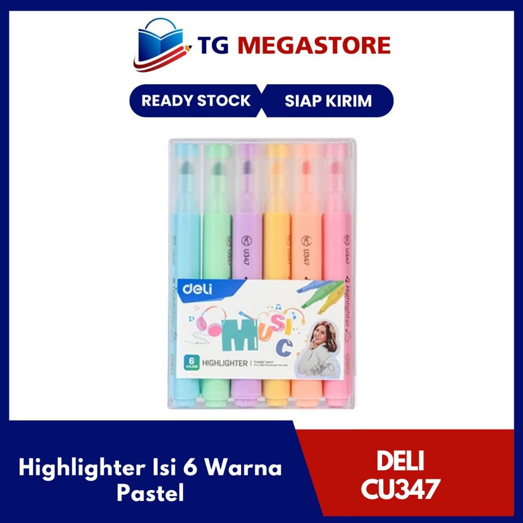 

Highlighter Deli Isi 6 Warna Pastel [ Edisi AGNEZ MO ] - CU347