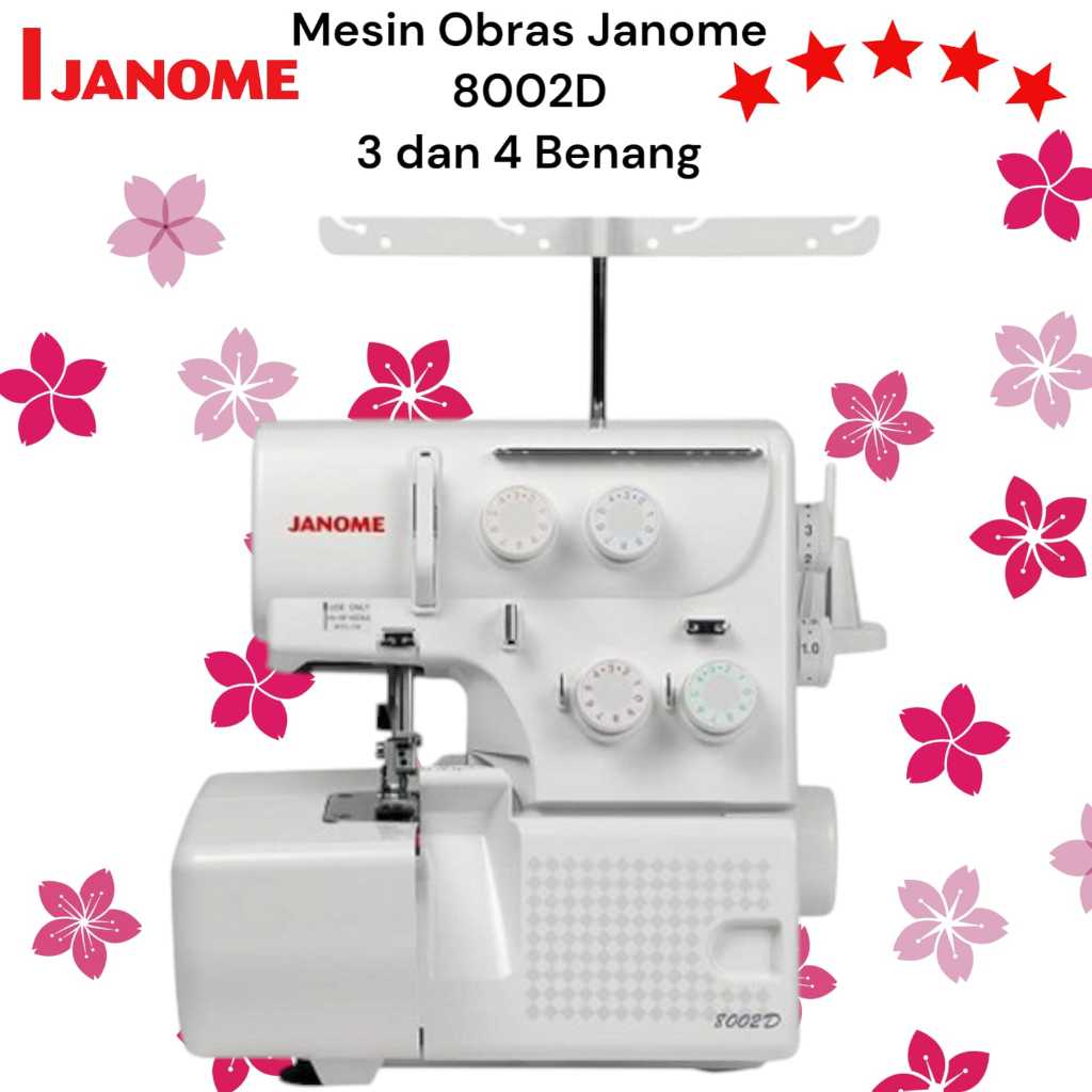 Mesin Obras Benang Empat Janome 990d - mesin Obras Dan Neci