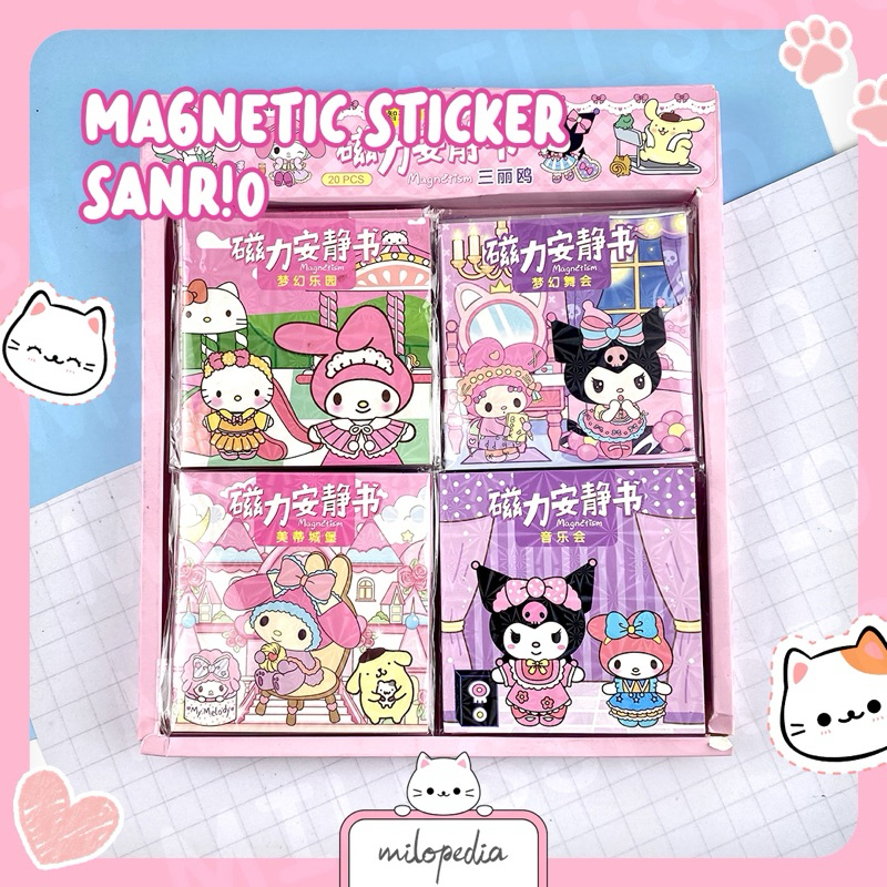 

Magnetic Sticker Book Kecil Sanr!❤︎