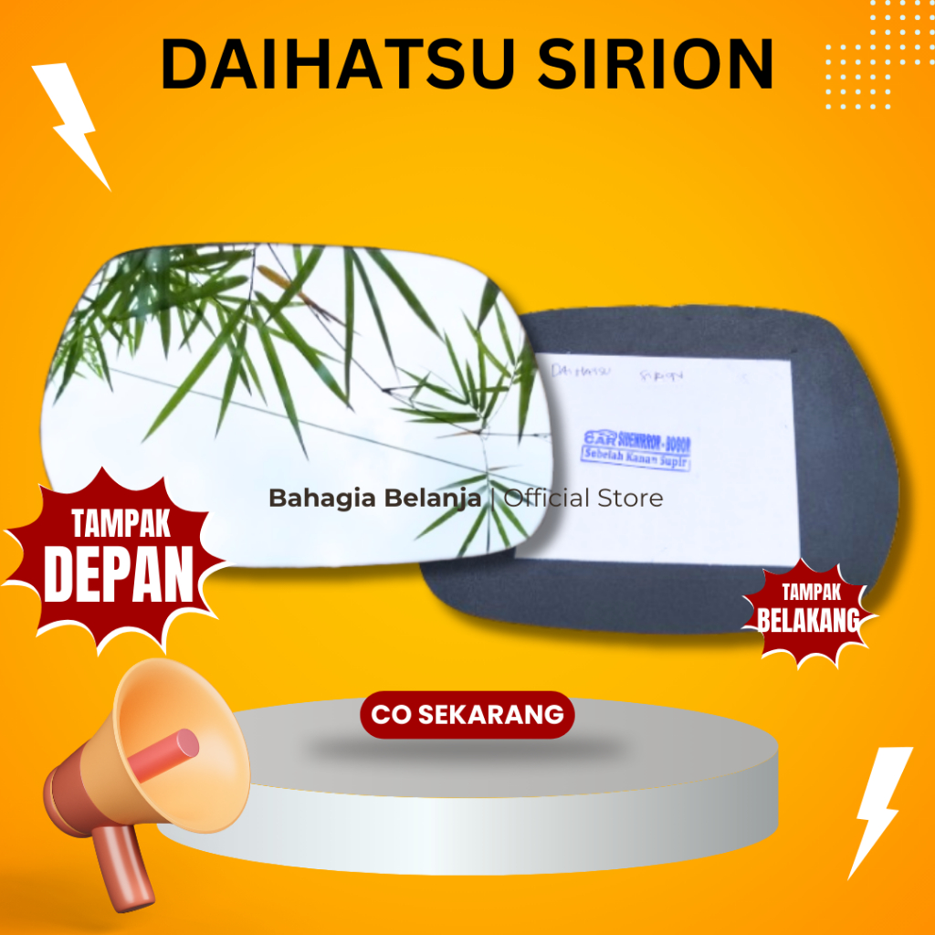 Kaca Spion Daihatsu Sirion 2008 Refill Tanpa Frame