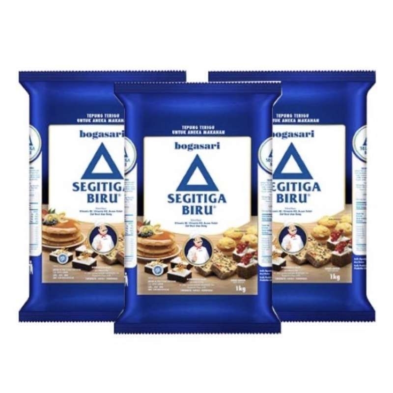 

Tepung Terigu Segitiga Biru Premium 1 Kg