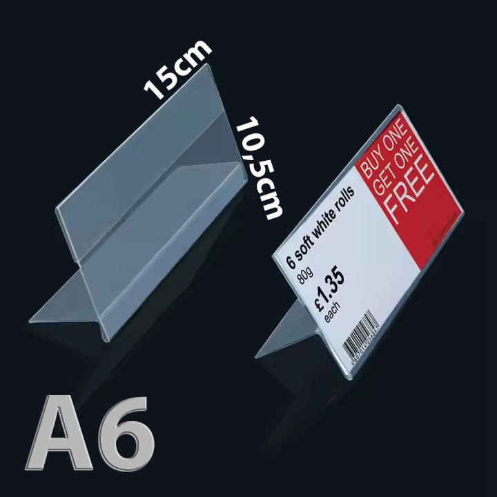 

Akrilik Product Price Tag Label Harga Slip Minimarket A6 Besar / Label Nama Akrilik AC55