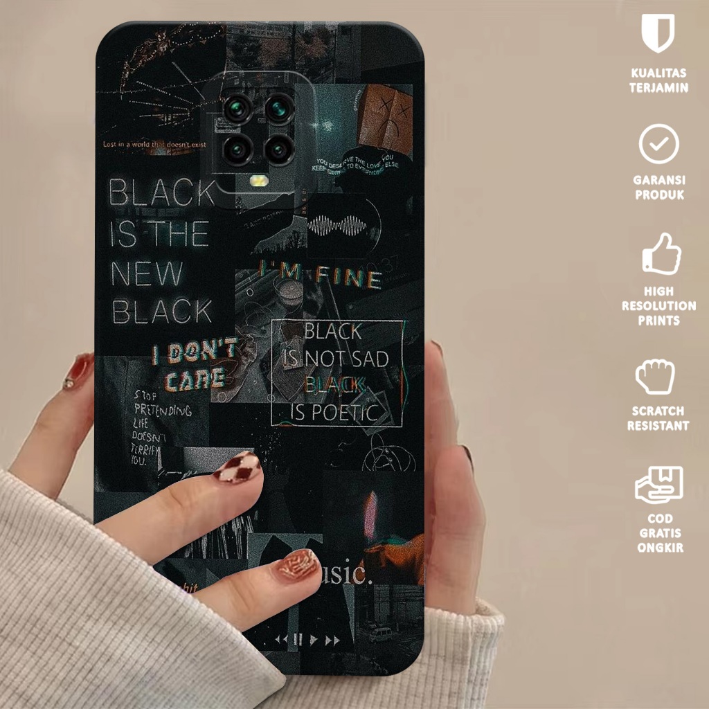 Case Xiaomi Redmi Note 9 PRO - Softcase Xiaomi Redmi Note 9 Pro Motif Aesthetic - Casing Hp Xiaomi R