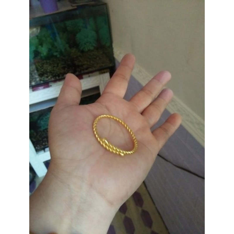 gelang koin ulir bayi / balita