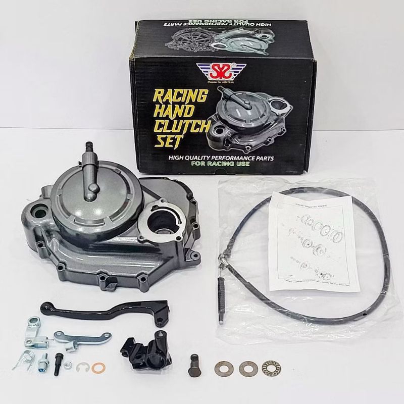 RACING HAND CLUTCH SET / BAK KOPLING SYS PNP JUPITER Z NEW / VEGA ZR / Z115 GRAY , HITAM , SILVER OR