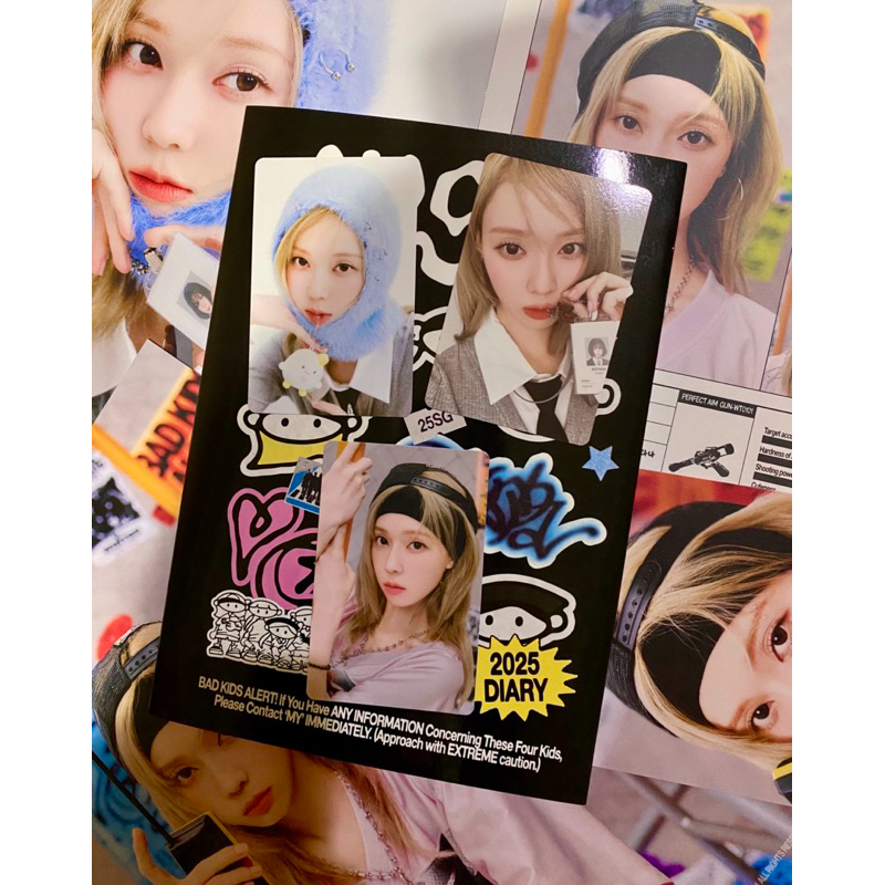 Winter photocard season greeting 2025 apple music benefit aespa sg25 appmus official diary karina pc