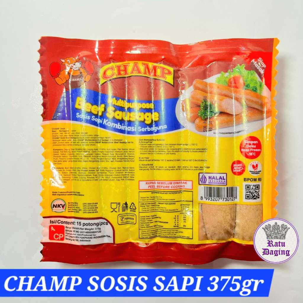 

Champ Sosis Sapi Serbaguna 375gr