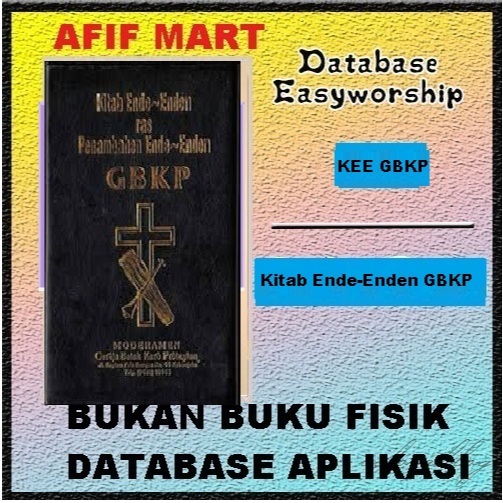 Database Easyworship KEE GBKP (Kitab Ende-Enden GBKP)