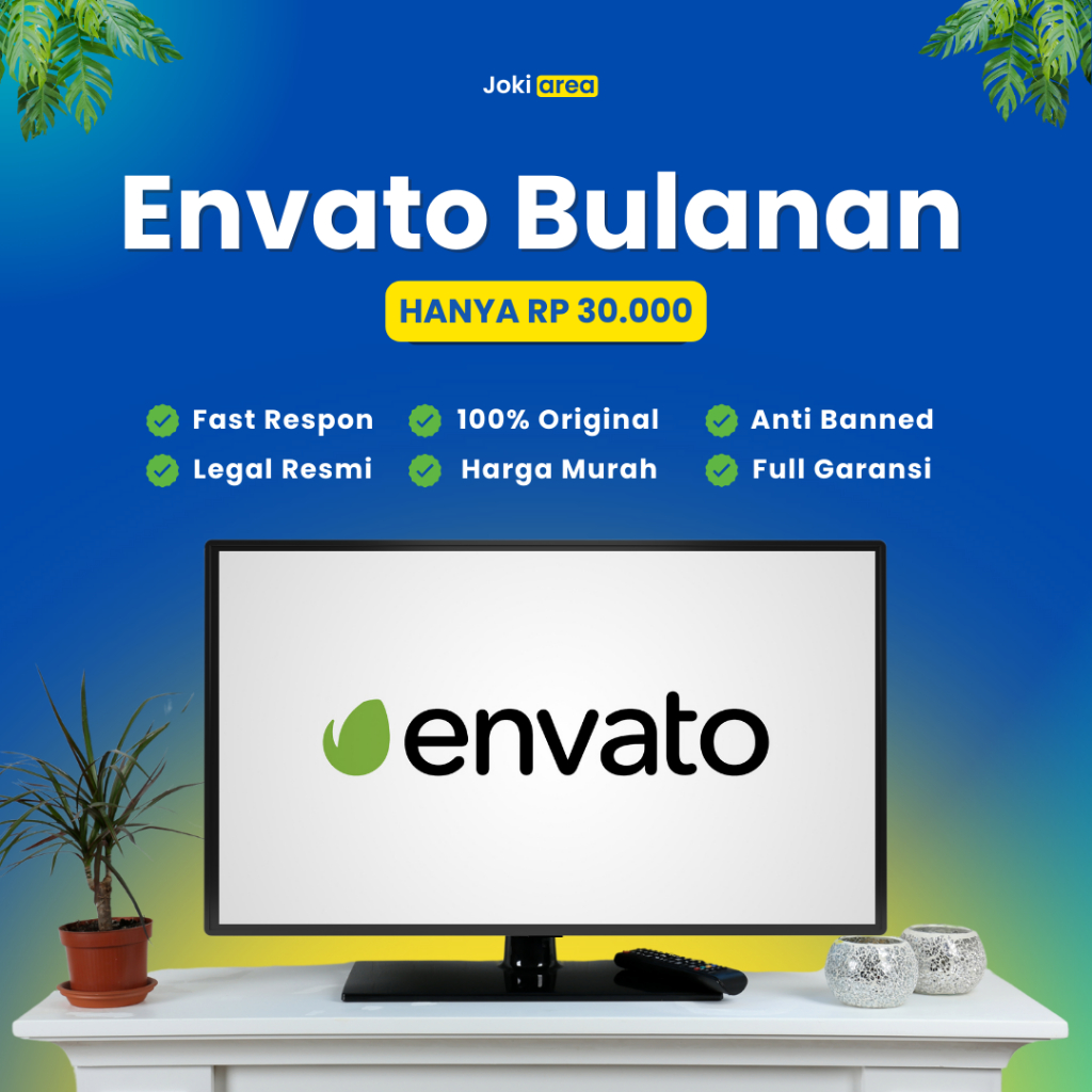 Envato Elements 1 Bulan Termurah Original TANPA VPN