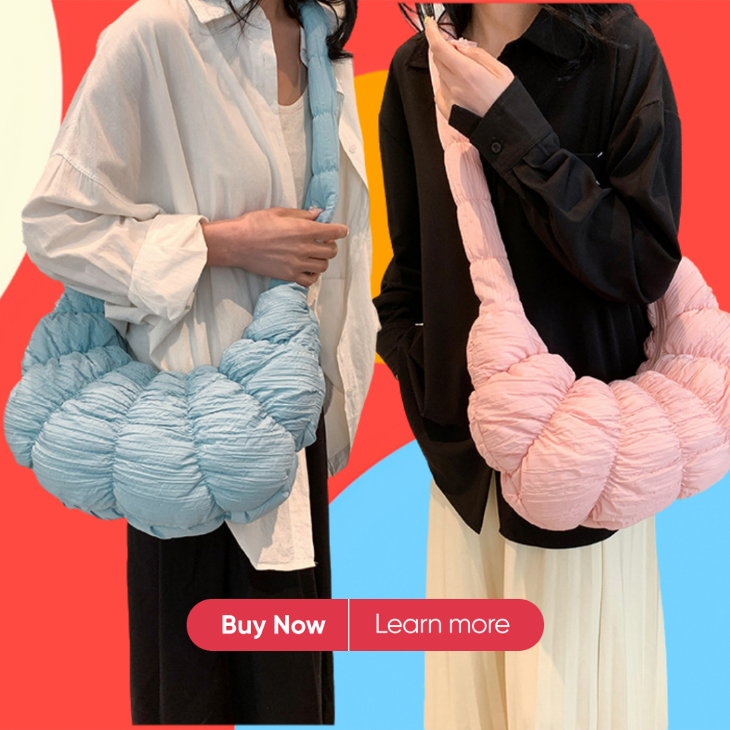 Ramadan Sale Tas Selempang Wanita Puffy Sling Bagpuffy bag selempang puffy bag Tas Bahu Wanita Serut
