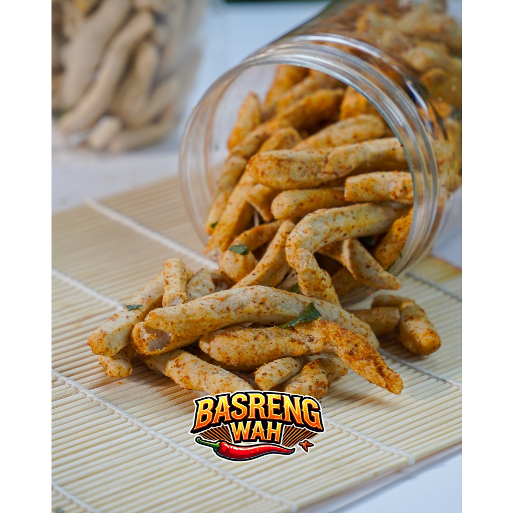 

Basreng Ikan Makanan Ringan Pedas Gurih Daun Jeruk Snack renyah Cemilan Kriuk - Reguler Pouch