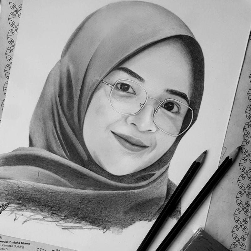 

Sketsa wajah 8r / lukis wajah / lukisan pencil / lukisan hitam putih