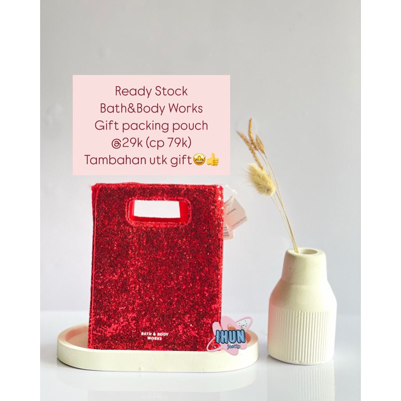 

bath & body works BBW gift pouch/giftbag