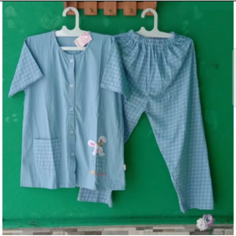 Babydol katun lorita Amro CP full kancing jumbo Ld 120