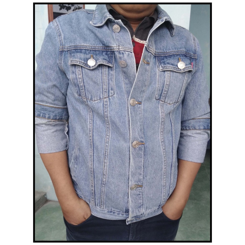 CRACKER Cotton U.S.A Jaket Jeans Original Istimewa Tebal Bersih Mulus NoNoda NoMinus Second