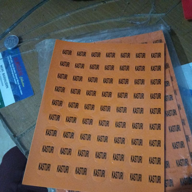 

stiker Minyak kasturi