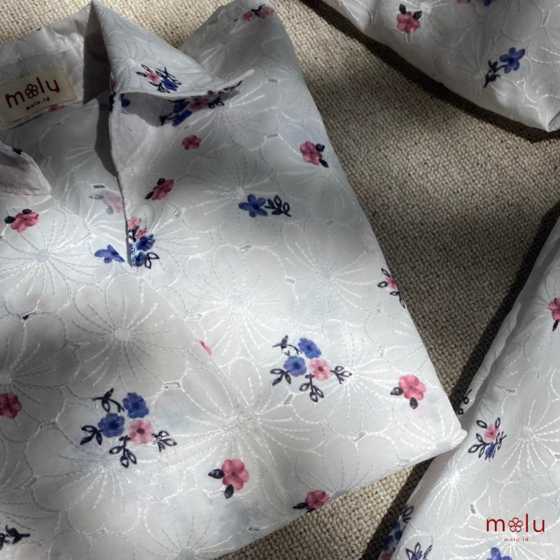 Kemeja Katun bordir by molu.id