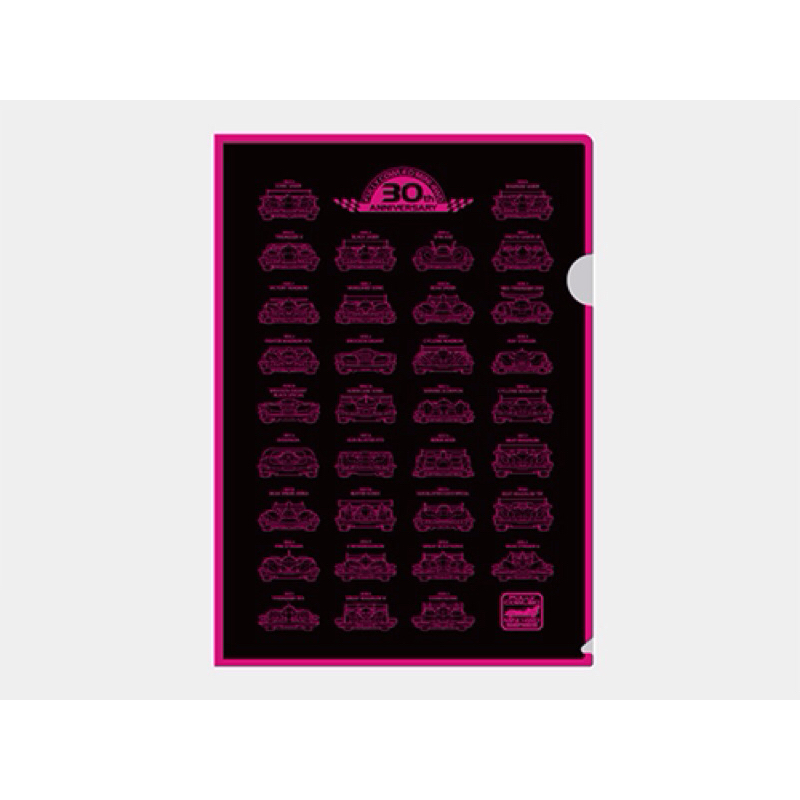 67545 TAMIYA CLEAR PLASTIC A4 SIZE FOLDER Fully Cowled 30Th Anniversary