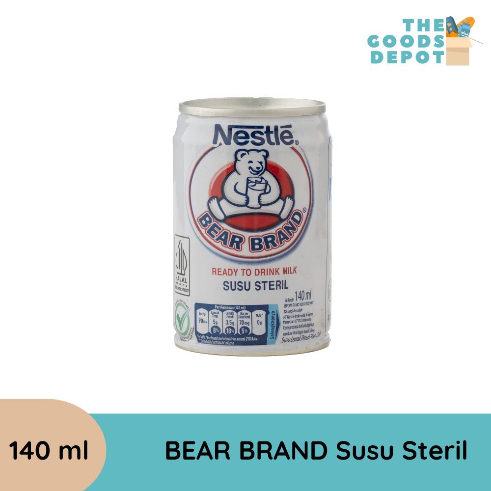

Bear Brand Susu Steril 140ml