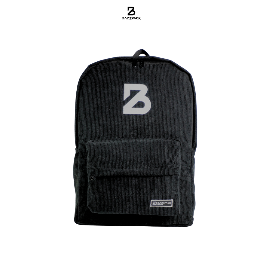 Bazzpack FORZE Tas Ransel Bagpack Bahan Corduroy Kantong Gendong Pria Wanita