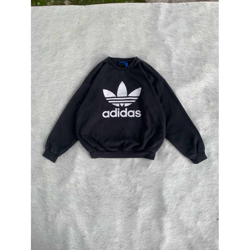 crewneck adidas trefoil ori