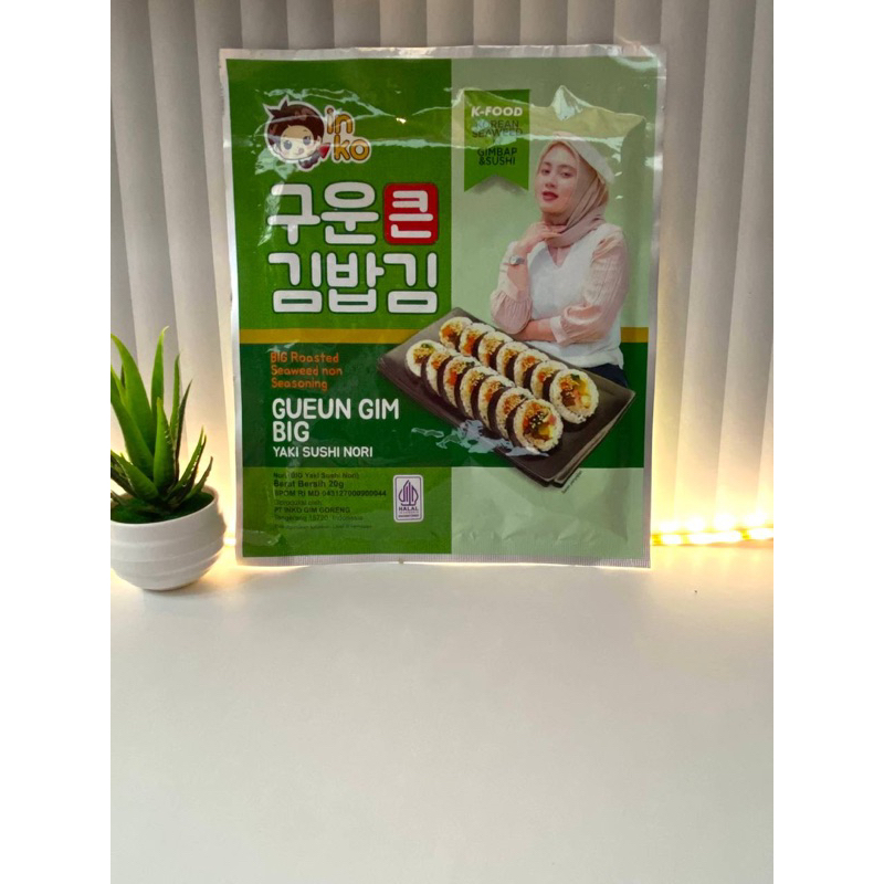 

K-FOOD Gueun Gam Big Yaki Sushi Nori (8 Lembar) / Sushi Nori