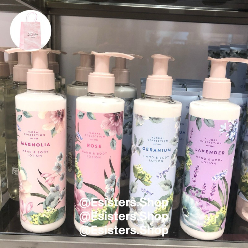 M&S MARKS SPENCER Body Lotion Geranium / China Blue / Magnolia / Rose / Lavender