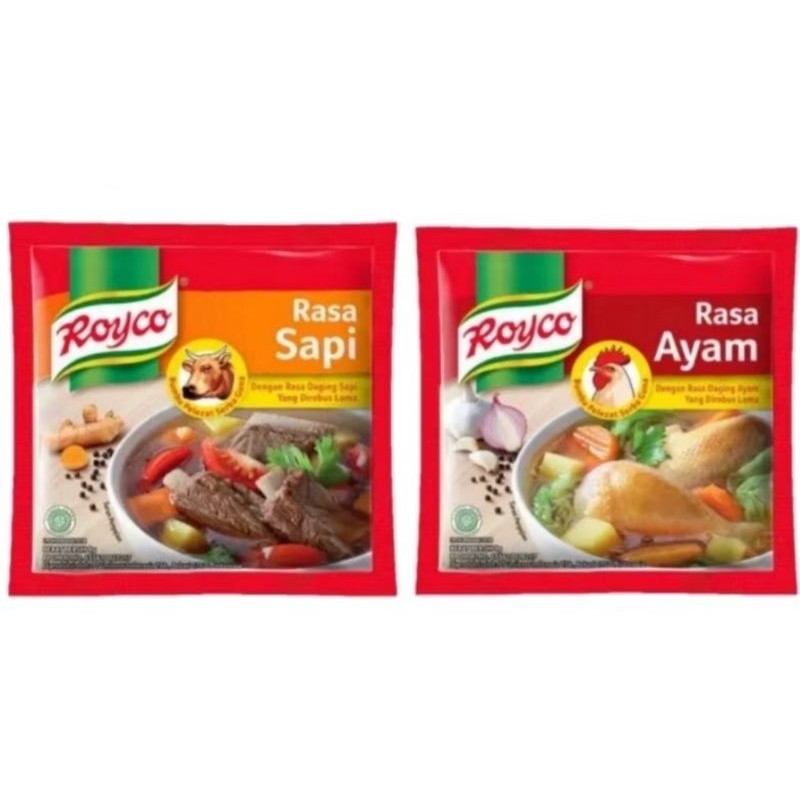 

ROYCO Kaldu Ayam / Sapi UK 94gr / 220gr / 10pcsx8gr