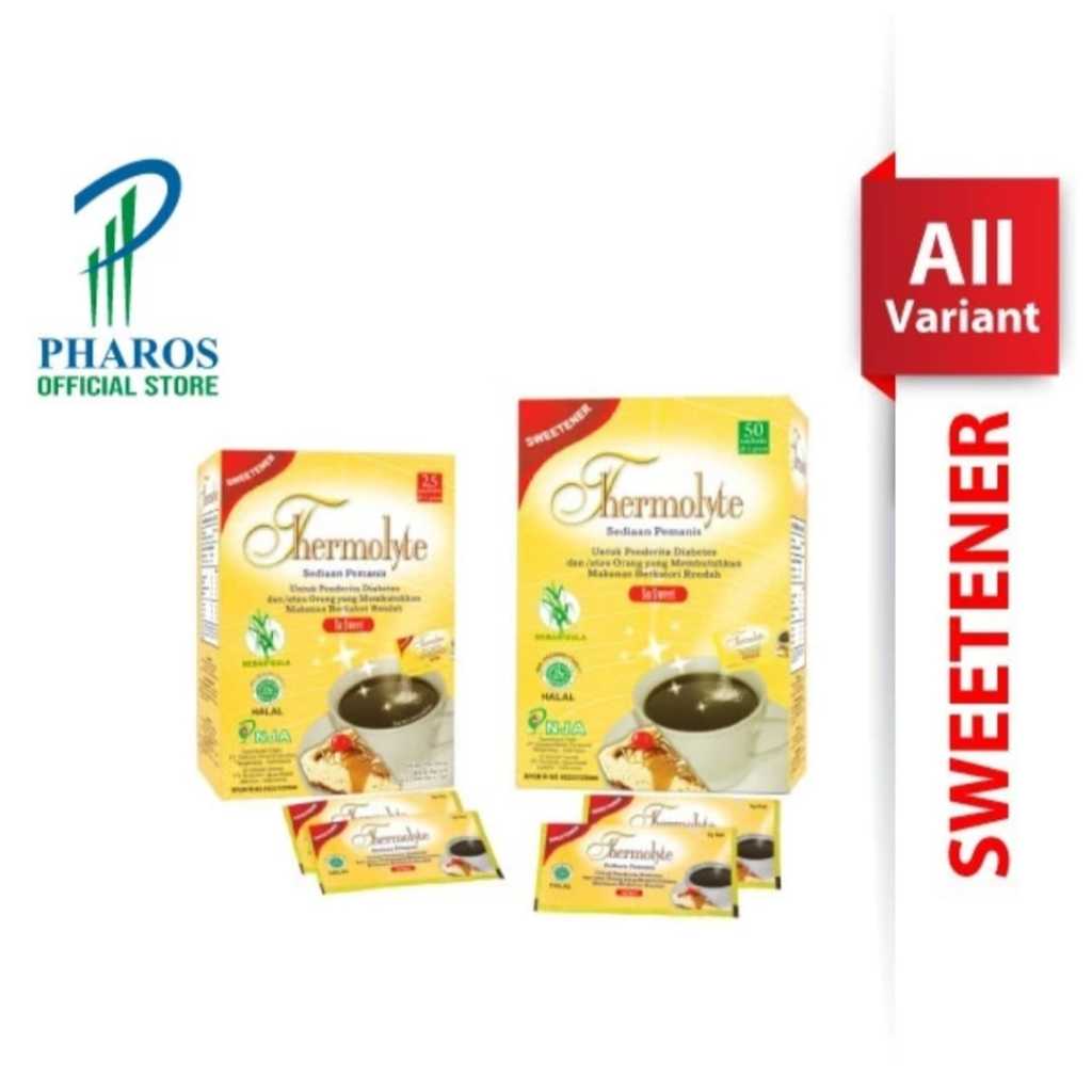 

Thermolyte Sedian Pemanis Sachet Untuk Penderita Diabetes