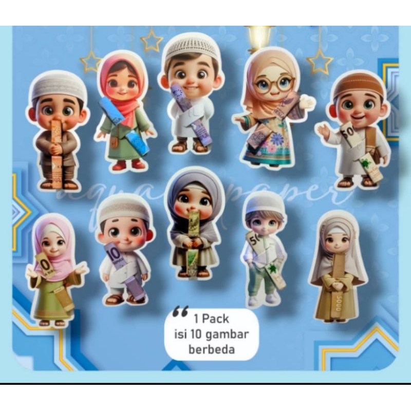 

Amplop lebaran Anak Kecil Gemoy 10 pcs