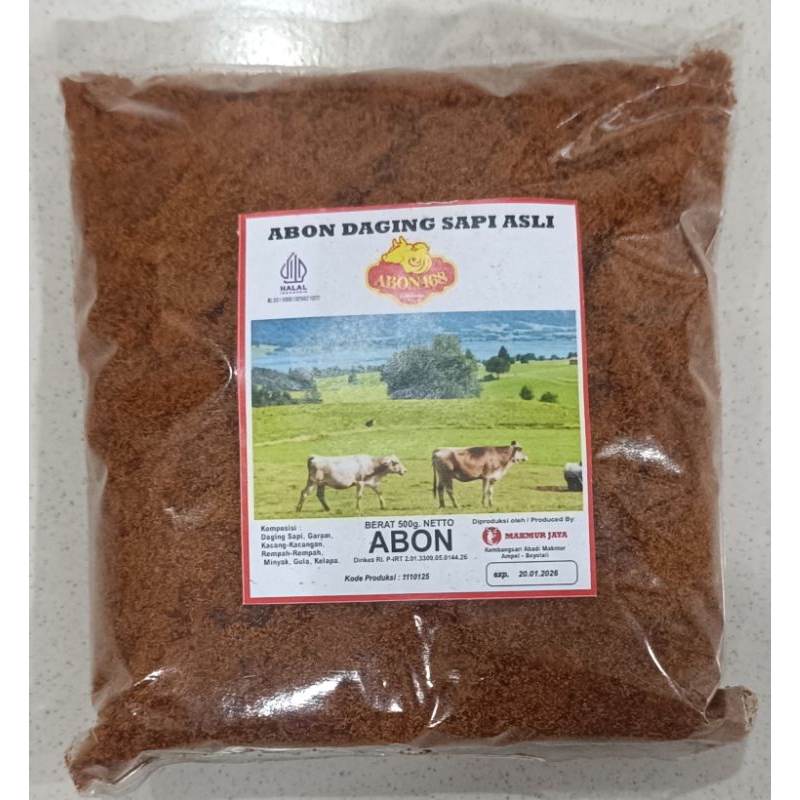 

ABON SAPI 168 MERAH 250g dan 500g