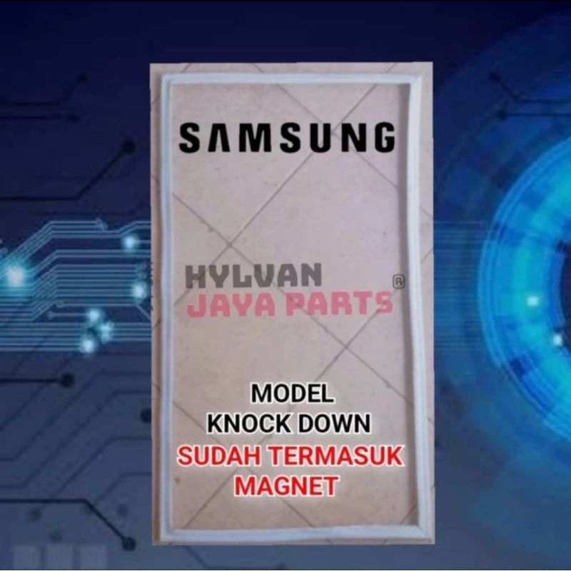 GASKET KARET PINTU KULKAS SAMSUNG KNOCKDOWN 105 X 64 CM