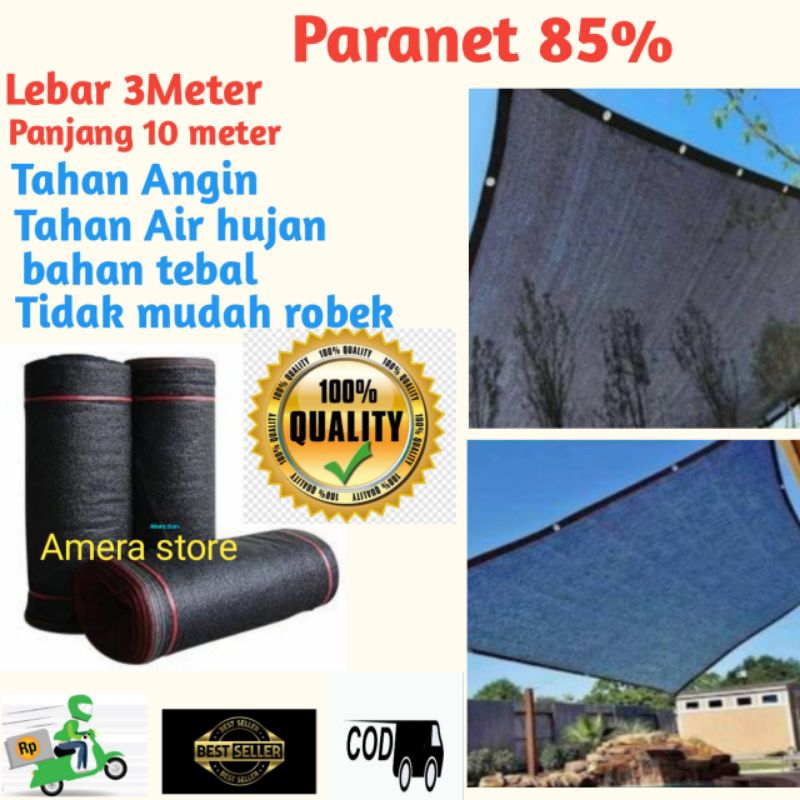Paranet 85% lebar 3 meter panjang 10 meter