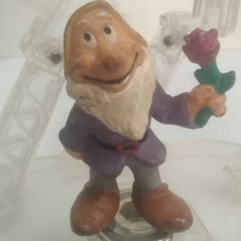 Disney vintage figur happy putri salju & 7 kurcaci bullyland