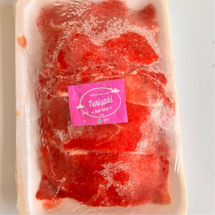 

Beef slice Teriyaki 250gr (premium)