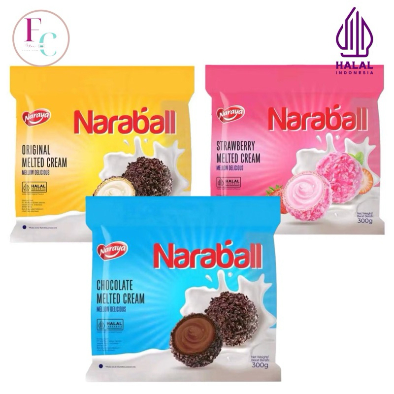 

Naraball Wafer Ball Aneka Rasa Milted Cream Naraya