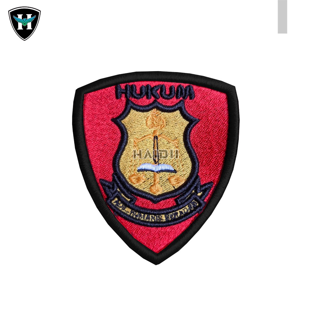 Bet Hukum Polri Bordir / Bet Badge Pdl Bordir / Patch Bordir