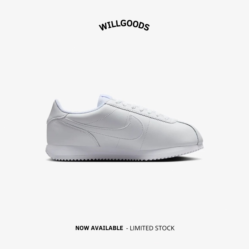 Nike Cortez Triple White Women Original Resmi
