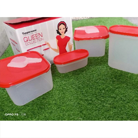 Queen Collection Tupperware Original - Toples Set Food Container Toples Makanan Wadah Makan Wadah Ba