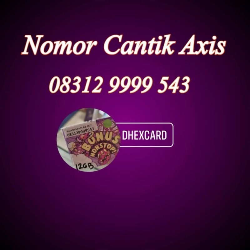 Axis Nomor cantik 9999