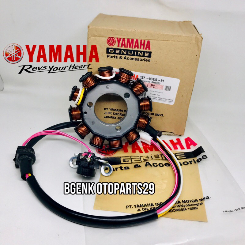 SPUL ASSY STATOR COMP 1S7 YAMAHA JUPITER MX OLD 135CC JUPITER MX NEW 135 ORIGINAL YGP