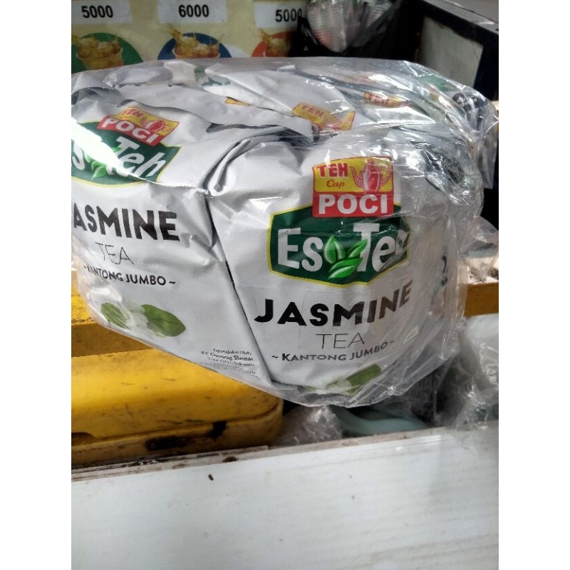 

teh Jasmine kantong jumbo | teh racik solo | teh ginastel