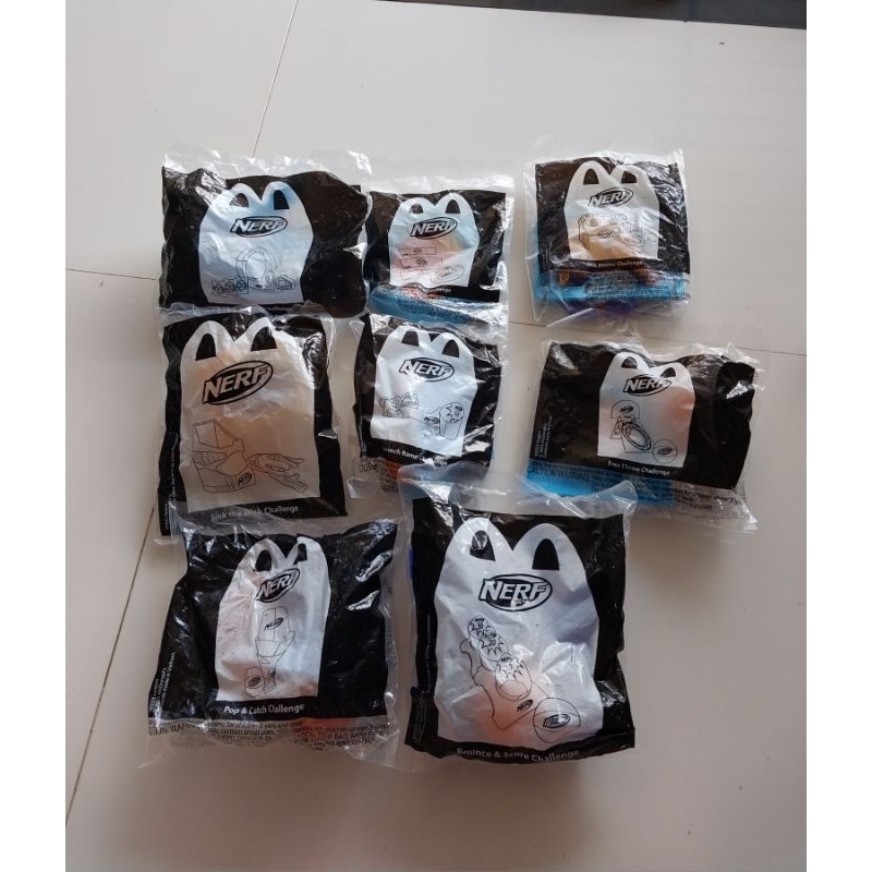 Happy meal MCD, Nerf mcd lengkap