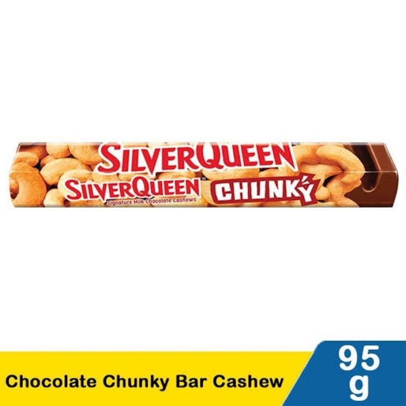 

Silverqueen Chocolate Chunky Bar Cashew 95 gr