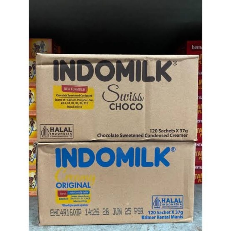 

Susu Indomilk Kental Manis 1 Dus isi 20 Pack (120 Sachet) Request Rasa di Note ya