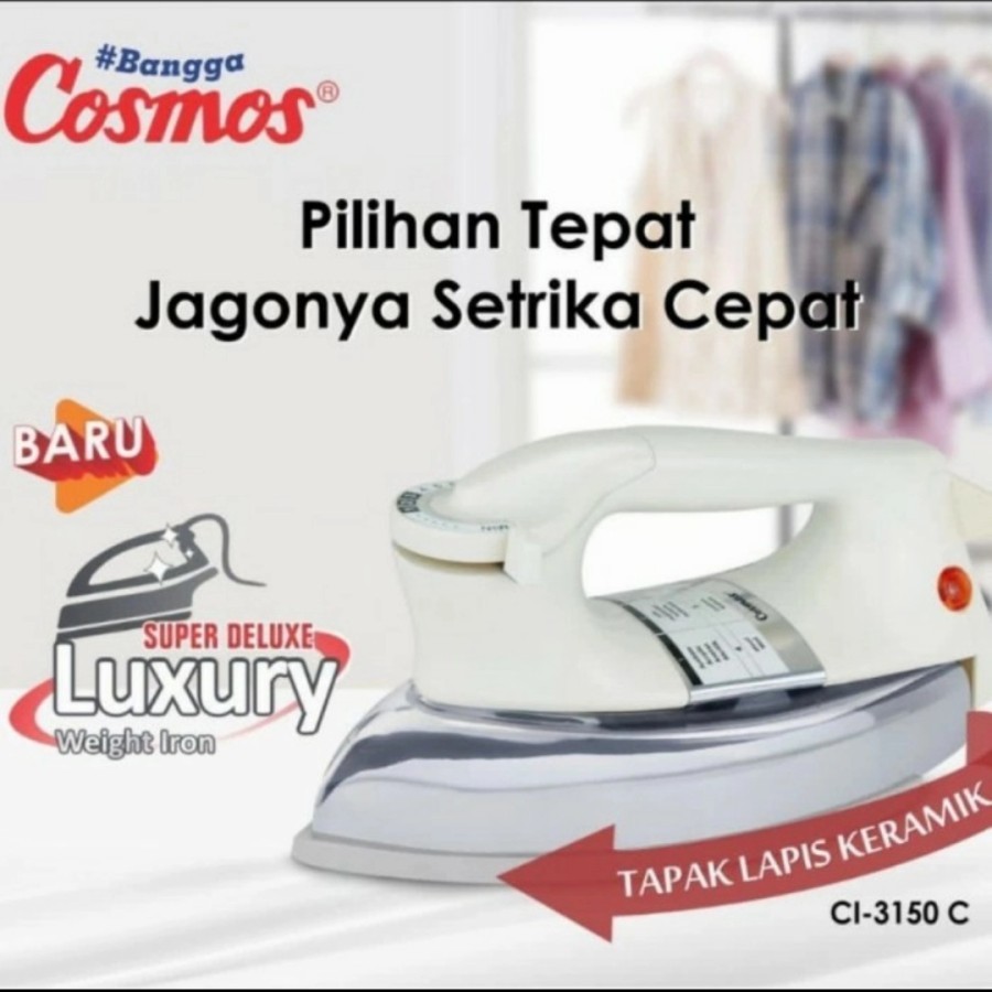 Setrika Cosmos CI 3150 C /  Setrika Ceramic Soleplate Cosmos CI 3150 C