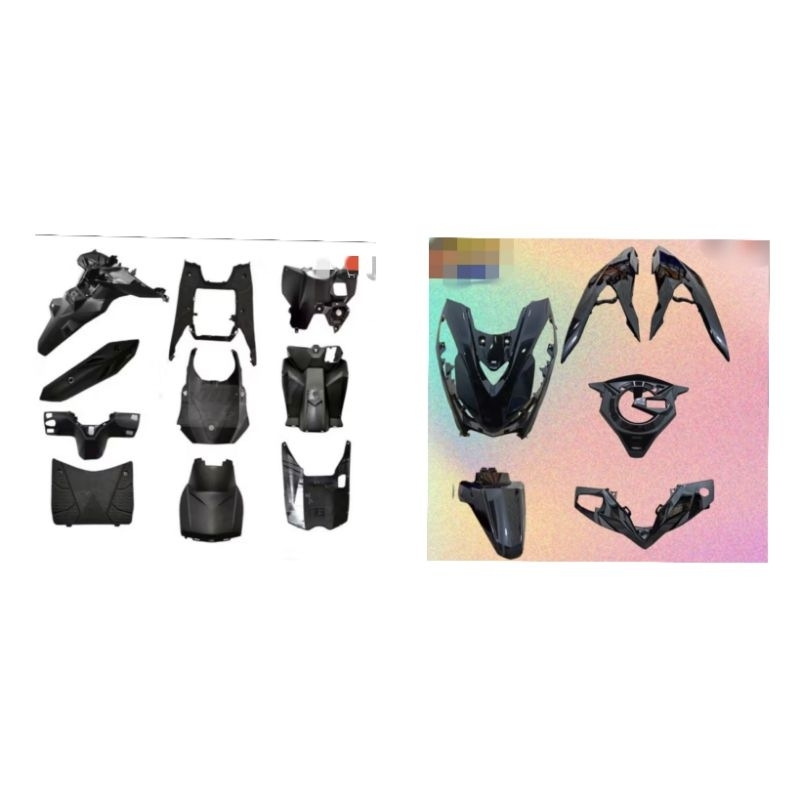 Body komplit beat deluxe beat street k1a beat LED 2020-2023hitam kilat hitam doff