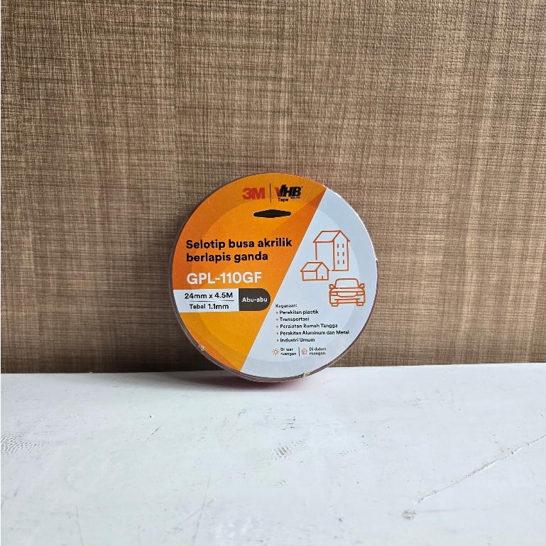 

3M VHB Tape Double Tape 1 Roll 24mm x 4.5m (GPL-110GF)